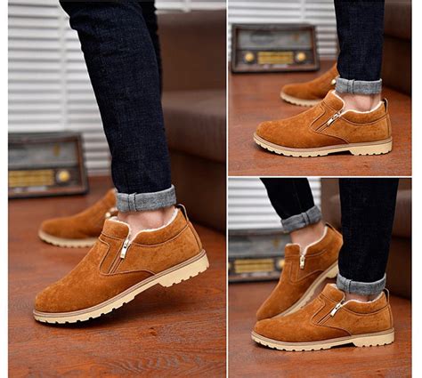 Fashionable Mens Casual Winter Boots With Fur Zorket