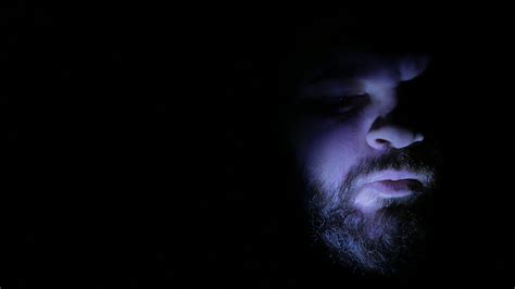 Depressed Man In The Darkness Depression Sadness Sad Loneliness 4k