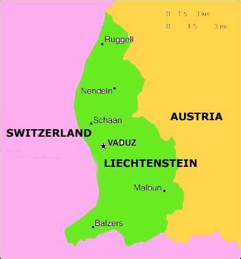 Lihtenştayn Haritası ve Lihtenştayn Uydu Görüntüleri