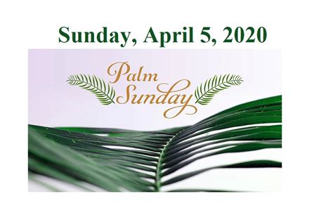 Sunday April 5 2020 Palm Sunday Bethesda Lutheran Church Of Malmo Mn