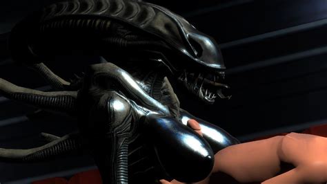 Rule 34 Alien Alien Franchise Black Skin Breasts Human Paizuri Sex