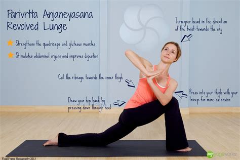 Parivrtta Anjaneyasana Revolved Lunge Yoga Pose Melanie Lora Meltzer