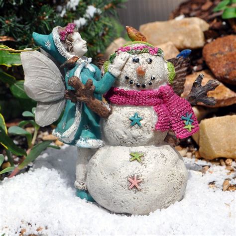 Miniature Fairy Garden Aubreys First Snowman