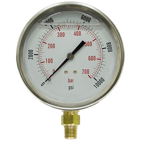 10000 Psi 4 Lf Lm Pressure Gauge Pressure And Vacuum Gauges Pressure