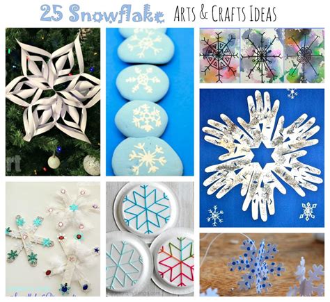 25 Snowflake Arts And Crafts For Kids The Pinterested Parent
