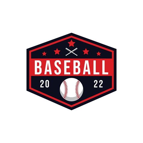 Baseball Logo Template With Emblem Style Suitable For Sports Club