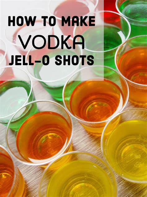 How to Make Vodka Jell-O Shots | Delishably