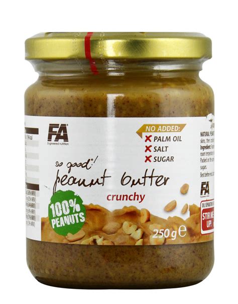 So Good Peanut Butter Crunchy By Fitness Authority 250 Grams