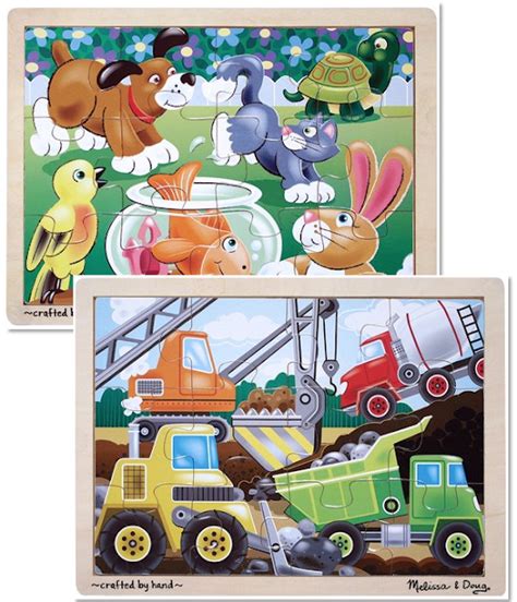 The Playful Otter Melissa And Doug Wooden Jigsaw Puzzles