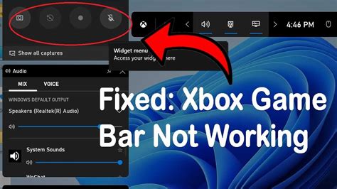Game Bar Not Working Windows 11 Xbox Game Bar Not Recording Game