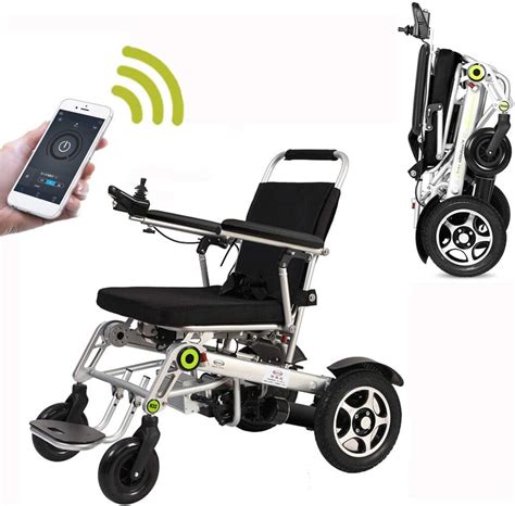 kuigu silla de ruedas eléctrica plegable automática anciano deshabilitado ayuda coche ancianos