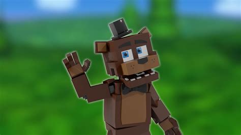 I Tried My Hand At Making A Minecraft Styled Freddy Fazbear Made In