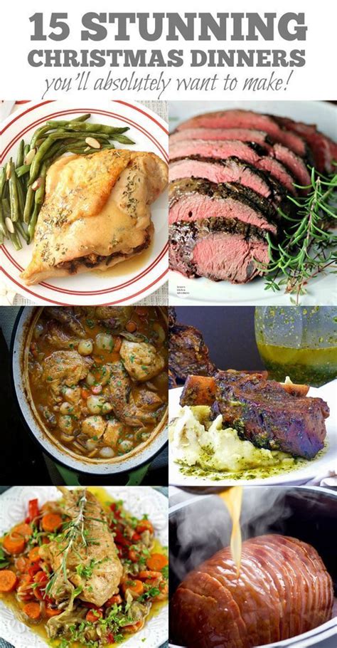21 perfect christmas dinner recipe ideas from appetizers. 15 Stunning Christmas Dinners You'll Absolutely Want To ...