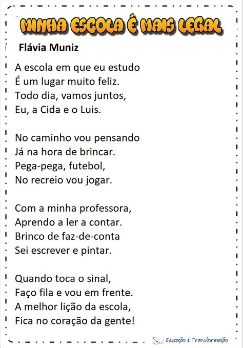 Textos Sobre Minha Escola