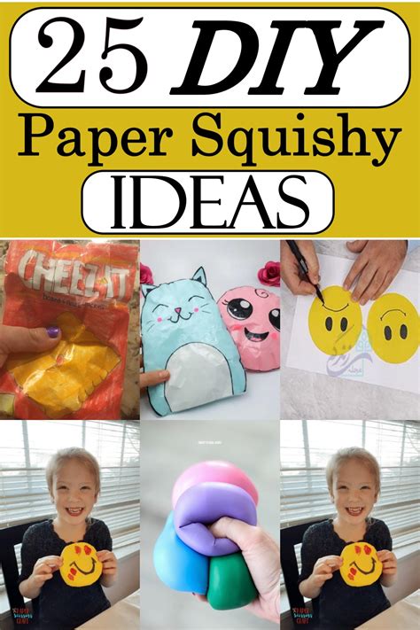 25 Homemade Diy Paper Squishy Ideas Craftsy