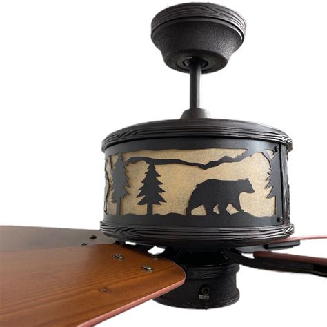 Rustic Ceiling Fans Bears Shelly Lighting