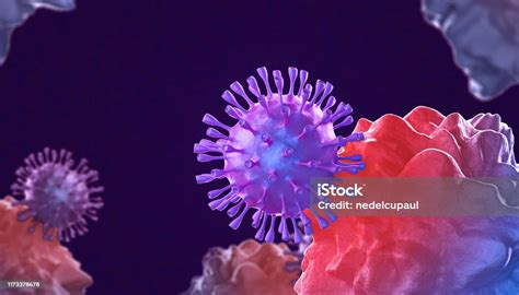 3d Rendering Of Hivaids Virus Stock Photo Download Image Now Hiv
