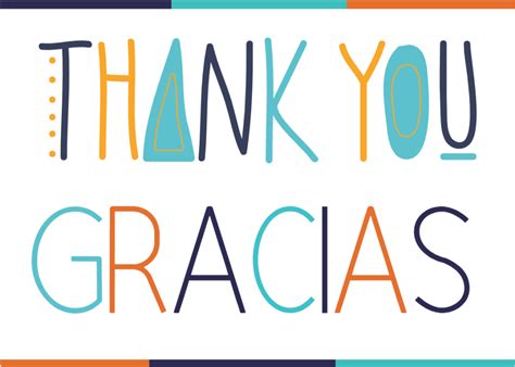 Giving Thanks And Free Thank You Cards In Spanish Hispanic Mama