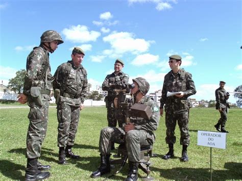 Brigada De Artilharia AntiaÉrea Do ExÉrcito Inspeciona Grupos