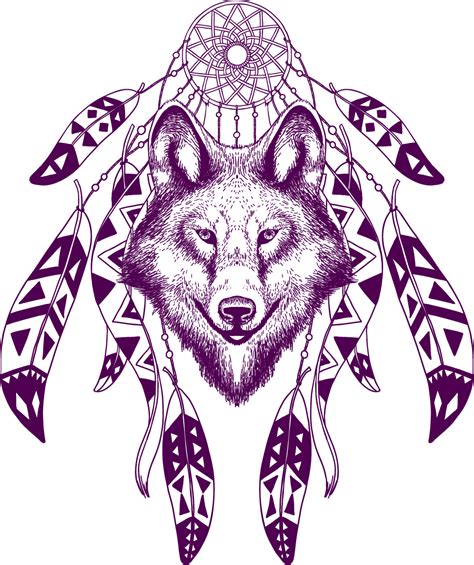 Download Gray Dreamcatcher Painted Poster Illustration T Shirt Vector