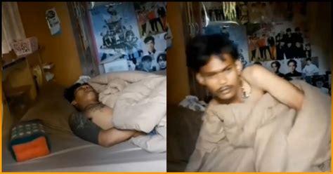 thai burglar falls asleep in the house he was trying to rob woken up by police for arrest