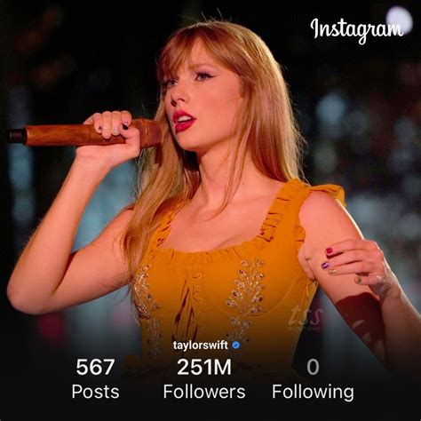 The Swift Society On Twitter 📲 Taylorswift13 Reached 251 Million Followers On Instagram