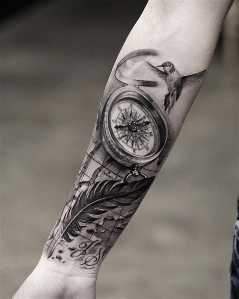 Compass Tattoos Meaning And Fantastic Design Ideas For Men