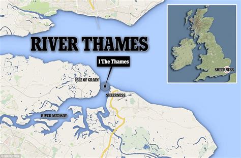 Thames River On World Map