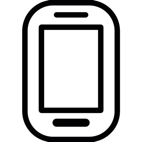 Rounded Smartphone Vector Svg Icon Svg Repo