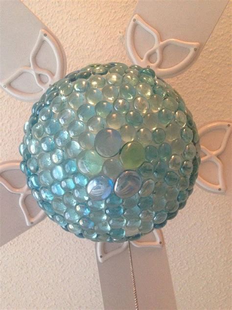 The ceiling fan install was something i have been familiar with in the past and i felt like i knew what i was doing. Turquoise | aqua ceiling fan light globe AFTER DIY ...