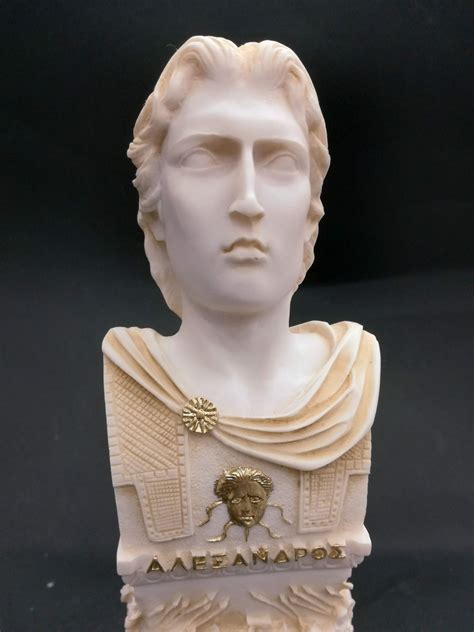 Alexander The Great Bust On Base Greek Art Archaic Statue 787 Art