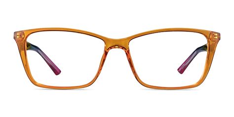 Sunbeam Cat Eye Orange Rainbow Glasses For Women Eyebuydirect