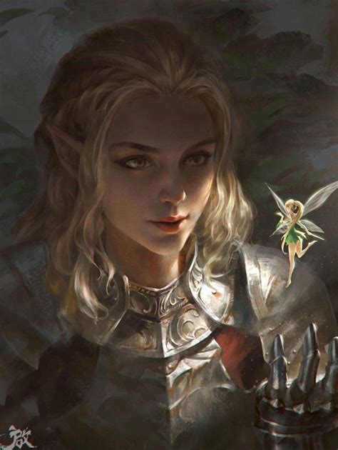 Девушка и эльф Fantasy Characters Elves Fantasy Character Portraits