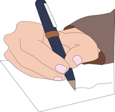 Pen And Paper Animated  Clip Art Library