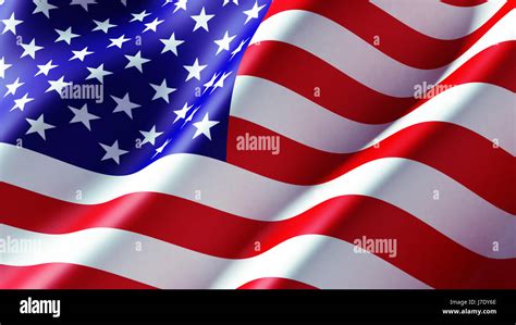 High Resolution American Flag Flowing Stock Photo Alamy