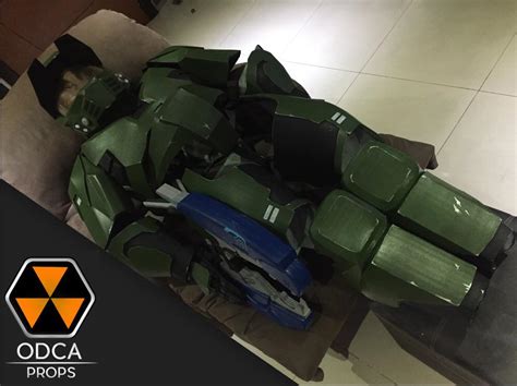 I Finished Building The Classic Mark V Armor Right On Time For Halo Ce