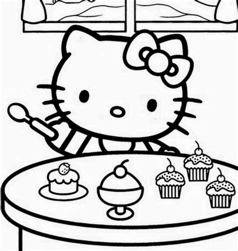 Explore 623989 free printable coloring pages for your kids and adults. Hello Kitty Cupcake Coloring Pages at GetDrawings | Free ...