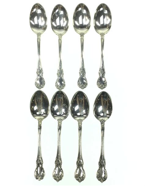 Lot 8 Towle Old Master Sterling Silver Teaspoon