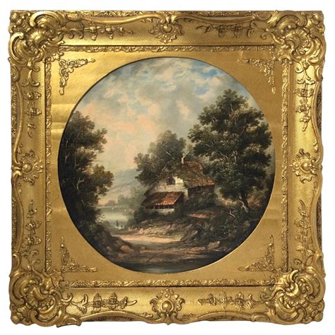 19th Century Old English Landscape Oil Painting At 1stdibs