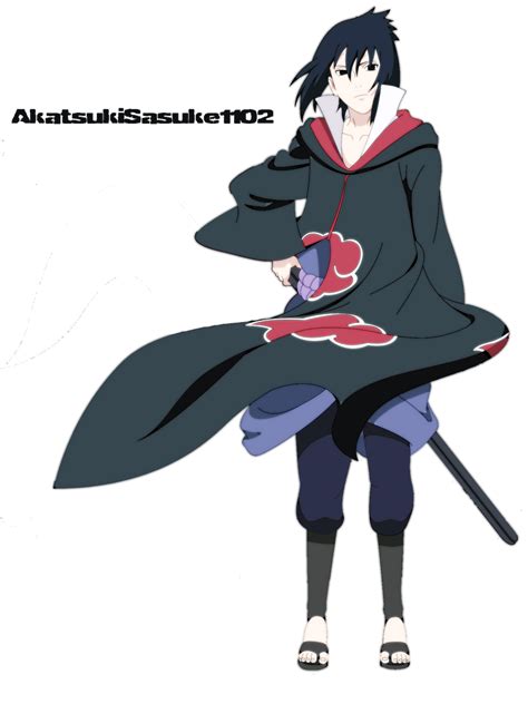 Akatsuki Sasuke Render By Akatsukisasuke1102 On Deviantart