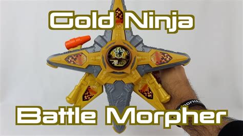 Gold Ninja Battle Morpher Review Power Rangers Ninja Steel YouTube