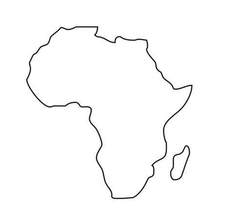 Bordering tanzania on a map 1 africa clip art 9 clipartbarn Africa Outline Map 800 X 759 pixels | Africa map, Africa outline ...