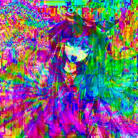 Ibuki Rainbow Glitchcore Glitchcore Anime Gothic Anime Danganronpa