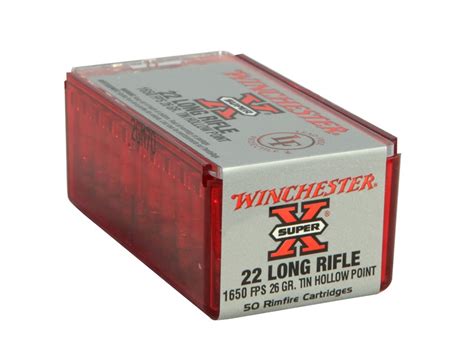 Winchester Super X Ammo 22 Long Rifle 26 Grain Hollow
