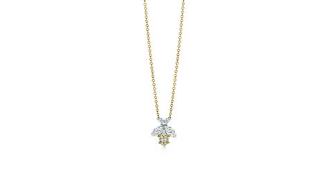 Tiffany And Co Schlumberger® Bee Pendant In 18k Gold And Platinum With