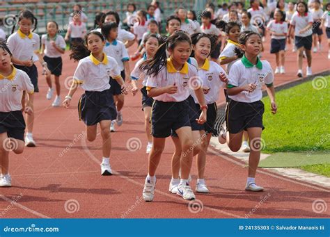 Students In A Running Competition Editorial Stock Photo Image Of