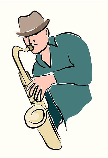 Royalty Free Cartoon Saxophone Clip Art Vector Images And Illustrations