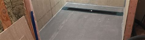 How To Build Shower Pan With Linear Drain How To Put Tile In A Shower
