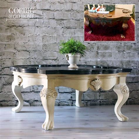 Well carved out of solid wood, our oval leg coffee table will make a stunning styling statement in … Van Dyke Glazed Antique White Coffee Table | General ...