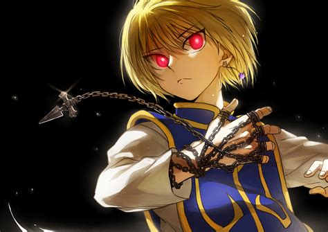 Hunter x hunter is a show about a kid who wants to pass this test that lets you become a hunter. a hunter is like a mercenary that is trained in more than fighting. Kurapika - Hunter x Hunter - Zerochan Anime Image Board